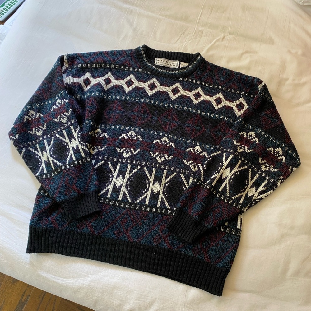 Vintage Women’s Winter Patterned Sweater